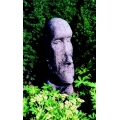 Easter Island Head stone sculpture